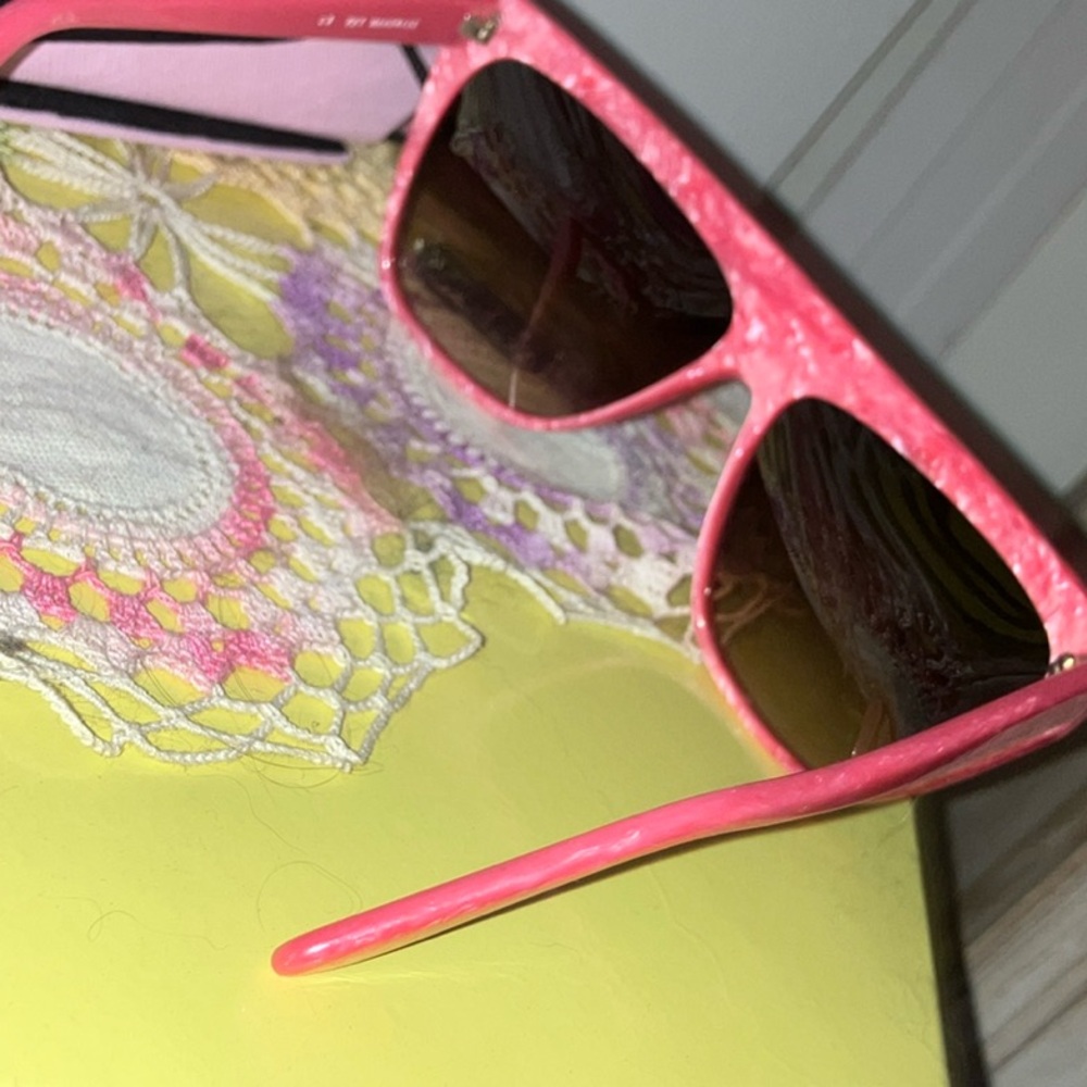 Vintage 80's RETRO FLAT TOP SUNGLASSES - Picture 7 of 15